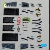 KELIK K72098 F-15E - interior 3D decals for GWH kit 1/72